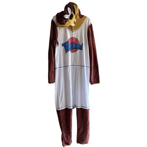 Halloween Costume Adult L‎ Looney Tunes One Piece Taz Space Jam Toon Squad